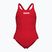 Детски цял бански костюм arena Team Swim Pro Solid red/white