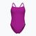 Дамски цял костюм за плуване Arena Team Swimsuit Challenge Solid very fuchsia/team green