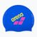 Плувна шапка arena Big Logo neon blue/shocking pink/yellow star