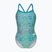Дамски цял костюм за плуване arena Snake Skin Challenge blue cosmo multi/blue cosmo