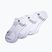 Чорапи Venum Vector No-Show 3 чифта white/grey