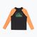Детска блуза с дълъг ръкав за плуване Quiksilver Everyday UPF50 black/tangerine