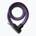Устойство за заключване на велосипед ABUS Yarnit 4004K/110 midnight purple
