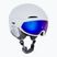 Ски каска Alpina Alto Q-Lite white matt/blue revo