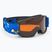 Детски предпазни ски очила Alpina Piney black/ blue matt/ orange