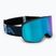 Детски скиорски очила Alpina Fernie Q-Lite black/blue matt