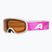 Детска скиорска маска Alpina Piney 2.0 white/pink matt