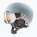 Детска ски каска UVEX Rocket Visor Jr rhino/blush matt/mirror silver/lasergold lite