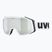 Предпазни ски очила UVEX Gravity FM white matt/mirror silver clear green