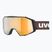 Предпазни ски очила UVEX Gravity FM black matt/mirror gold orange clear