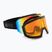 Предпазни ски очила UVEX Evidnt Attract V + case black matt/mirror rainbow clear