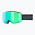 Детски предпазни ски очила UVEX Pwdr FM black matt/mirror green yellow clear