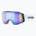 Скиорскa маска UVEX Gravity FM S2 black matt/mirror blue