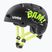 Детска каска UVEX Kid 4 Style bam black/lime matt