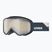 Детска скиорска маска UVEX Speedy Nova FM S2 black matt/mirror silver