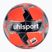 Футболна топка uhlsport Match Addglue fluo red/navy/silver размер 5