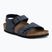 Детски сандали BIRKENSTOCK New York Birkibuc Narrow navy
