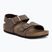 Детски сандали BIRKENSTOCK New York Birkibuc Narrow mocha