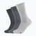 Мъжки чорапи Skechers Basic 3 чифта light grey melange