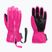 Детски скиорски ръкавици Reusch Ben fuchs purp/knockout pink