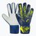 Детски вратарски ръкавици Reusch Attrakt Starter Solid Junior premium blue/sfty yellow