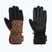 Дамски скиорски ръкавици Reusch Keira R-Tex XT black/brown leopard