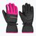 Детски скиорски ръкавици Reusch Alan Junior black/pink glo