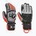 Мъжки скиорски ръкавици Reusch Worldcup Warrior SC black/silver/fluo red