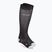 CEP Ultralight черни/светлосиви мъжки компресионни чорапи за бягане