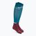 CEP Tall 4.0 мъжки компресионни чорапи за бягане бензин/тъмно червено