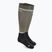 CEP Tall 4.0 маслина/черно мъжки компресиращи чорапи за бягане