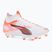 Мъжки футболни обувки PUMA Ultra 5 Match+ FG/AG puma white/puma black/glowing red
