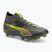 Мъжки футболни обувки PUMA Ultra 5 Match+ FG/AG matte aged silver/yellow alert/puma aged silver