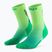 CEP дамски чорапи за компресия Run Edt. Gradient Mid Cut Compression 5.0 green/lime fade