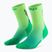 CEP Мъжки чорапи за компресия Run Edt. Gradient Mid Cut Compression 5.0 green/lime fade