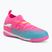 Детски футболни обувки PUMA Future 9 Match TT + Mid Jr poison pink/puma wht/sun stream/bright aqua/puma blk