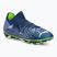 Детски футболни обувки PUMA Future Pro FG/AG Jr персийско синьо/пума бяло/про зелено