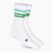 CEP Miami Vibes 80's мъжки компресиращи чорапи за бягане бяло/зелено аква