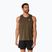 Мъжки ASICS Core Singlet кафяв тениска за бягане с камъни
