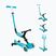 Детска триколесна тротинетка Globber Go.Up Active Lights 360 aqua