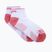 Дамски чорапи за тенис Karakal X2+ Trainer бели и розови KC537