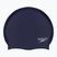 Speedo Обикновена плоска силиконова шапка за плуване тъмносиня 68-70991