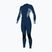 Дамски неопренов костюм за плуване O'Neill Bahia 3/2 Back Zip Full frnavy/crisflor/crisflor