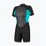 Дамски неопренов костюм за плуване O'Neill Reactor-2 2mm Back Zip SS Spring IS7 black/light aqua