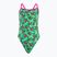 Дамски бански костюм от една част Speedo Allover Vback atomic lime / electric pink / fake green