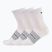 Мъжки чорапи за колоездене Endura Coolmax Race, 3 пакета, бели/многоцветни