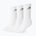Мъжки чорапи Boxraw Crew 3 szt. White