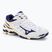 Мъжки обувки за волейбол Mizuno Wave Voltage white / blue ribbon / mp gold