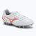 Детски футболни обувки Mizuno Monarcida Neo III Select Jr MD бяло/радиант червено