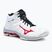 Мъжки обувки за волейбол Mizuno Wave Voltage 2 Mid white/salsa/black